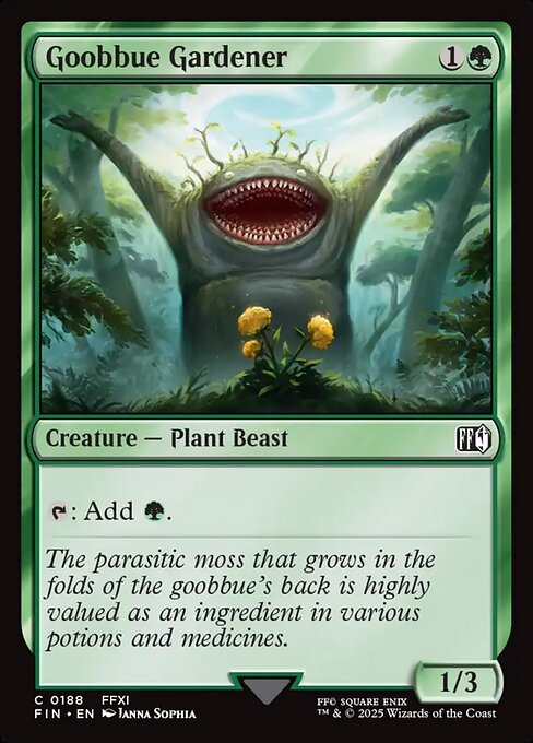 【Foil】【EN】パシュハウ沼のグゥーブー/Goobbue Gardener [FIN] 緑C No.188