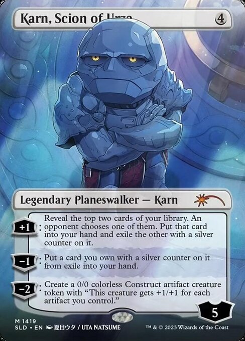 【Foil】【EN】ウルザの後継、カーン/Karn, Scion of Urza [SLD] 無M No.1419★