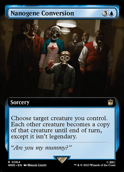【拡張アート】【Foil】【EN】ナノジーンの変換/Nanogene Conversion [WHO] 青R No.364
