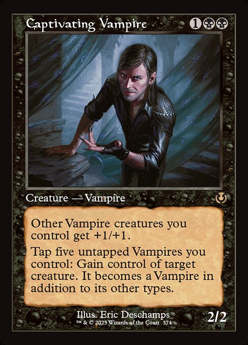 【Foil】【EN】蠱惑的な吸血鬼/Captivating Vampire [INR] 黒R No.374