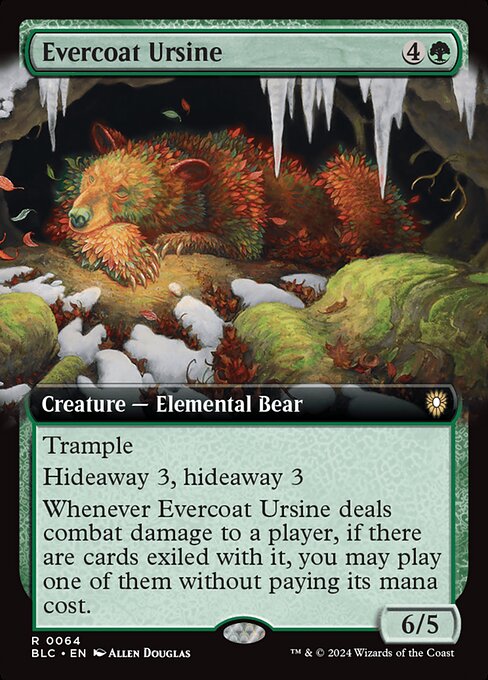 【EN】常緑皮の熊/Evercoat Ursine [BLC] 緑R No.64