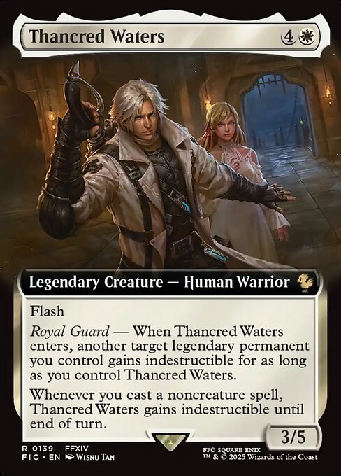 【拡張アート】【EN】サンクレッド・ウォータース/Thancred Waters [FIC] 白R No.139