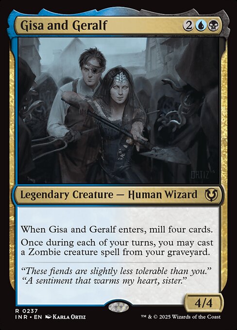 【Foil】【EN】ギサとゲラルフ/Gisa and Geralf [INR] 金R No.237