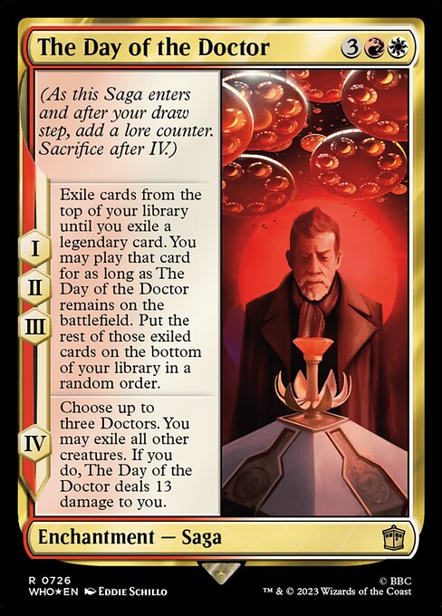 【サージFoil】【Foil】【EN】ドクターの日/The Day of the Doctor [WHO] 金R No.726