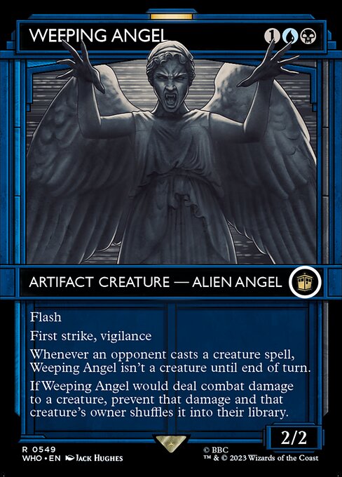 【ショーケース】【Foil】【EN】嘆きの天使/Weeping Angel [WHO] 金R No.549