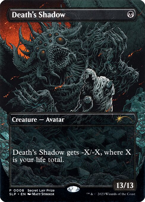 【Foil】【EN】死の影/Death's Shadow [SLP] 黒R No.8