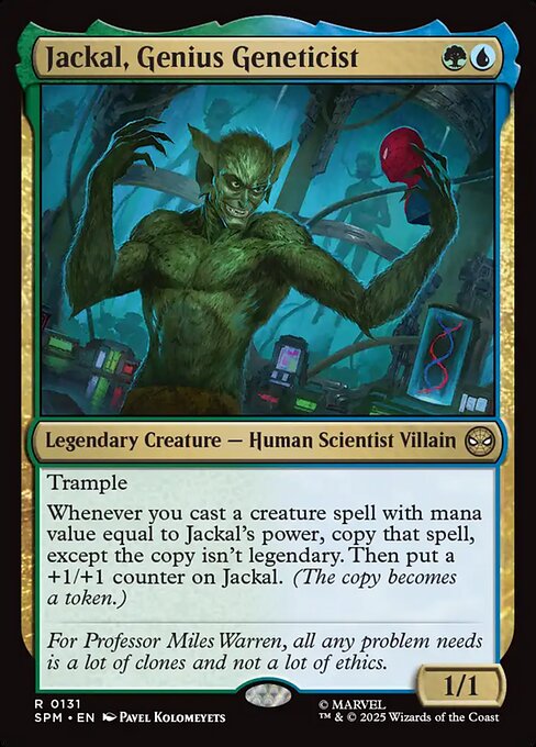 【EN】天才遺伝学者、ジャッカル/Jackal, Genius Geneticist [SPM] 金R No.131