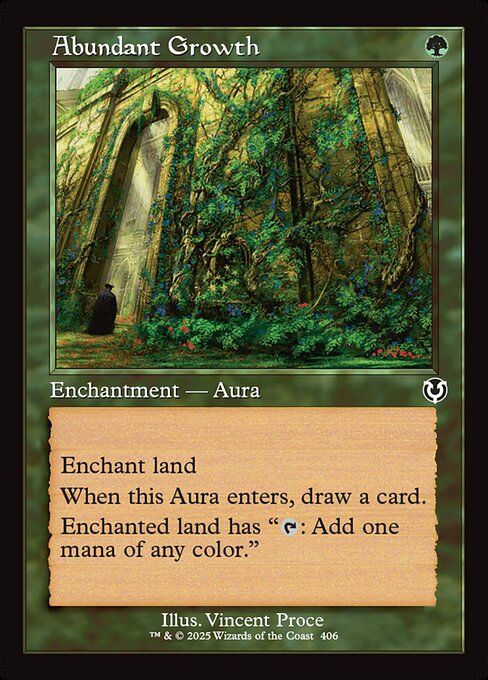 【Foil】【EN】豊かな成長/Abundant Growth [INR] 緑C No.406