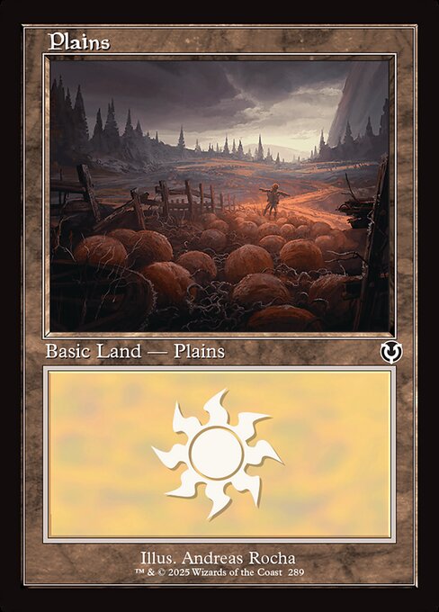 【Foil】【EN】平地/Plains [INR] 土地C No.289