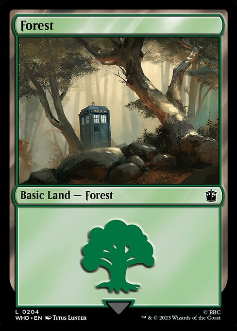 【Foil】【EN】森/Forest [WHO] 無C No.204