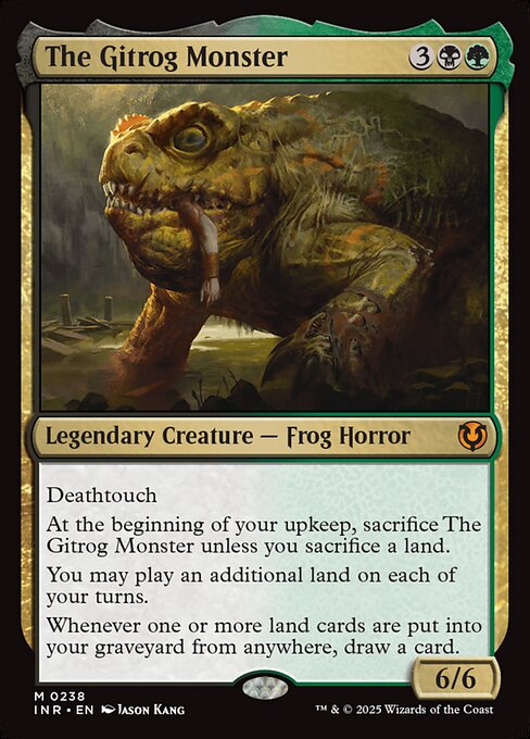 【Foil】【EN】ギトラグの怪物/The Gitrog Monster [INR] 金M No.238