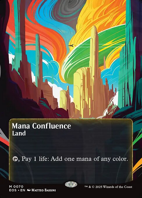 【ボーダレス】【EN】マナの合流点/Mana Confluence [EOS] 土地M No.70