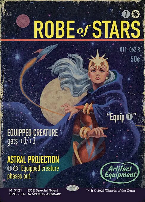 【ボーダレス】【Foil】【EN】ローブ・オヴ・スターズ/Robe of Stars [SPG] 白M No.121