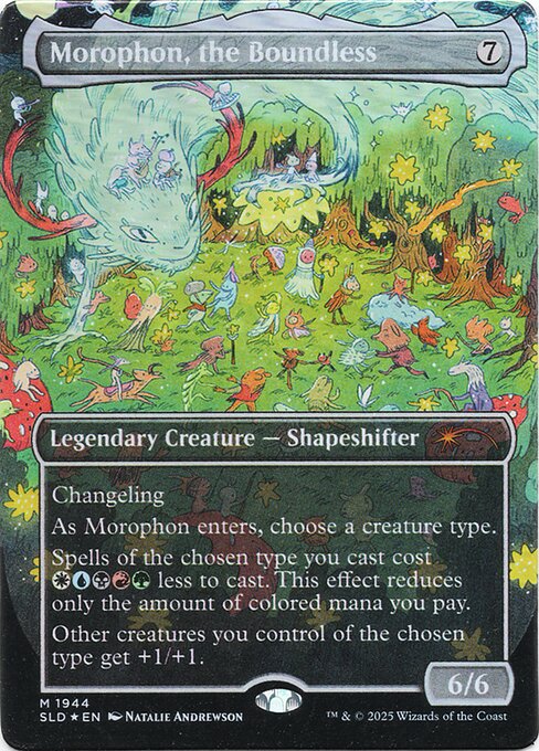 【ボーダレス】【Foil】【EN】限りないもの、モロフォン/Morophon, the Boundless [SLD] 無M No.1944