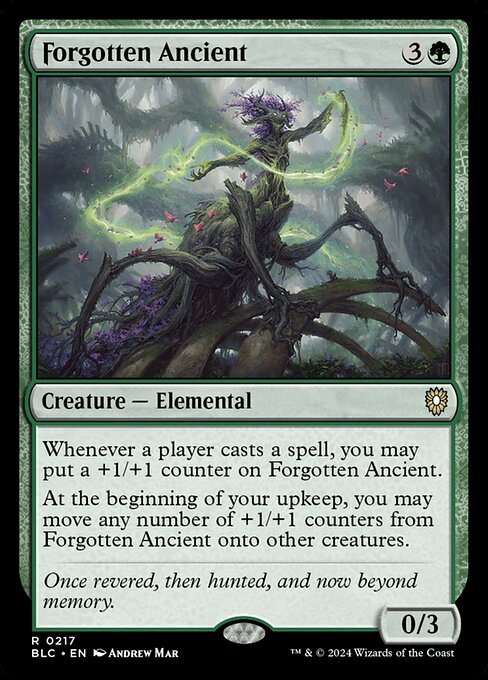 【EN】忘れられた古霊/Forgotten Ancient [BLC] 緑R No.217