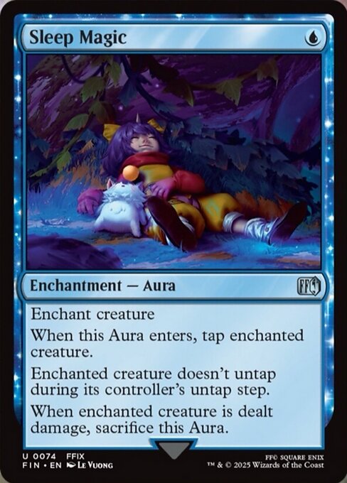 【Foil】【EN】睡眠魔法「スリプル」/Sleep Magic [FIN] 青U No.74