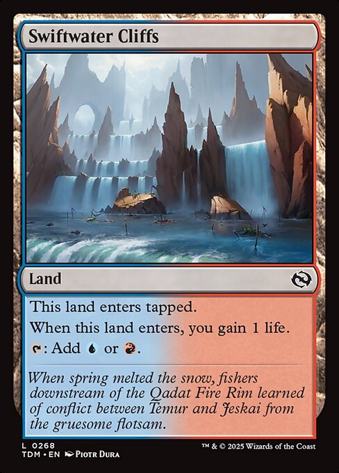 【EN】急流の崖/Swiftwater Cliffs [TDM] 土地C No.268
