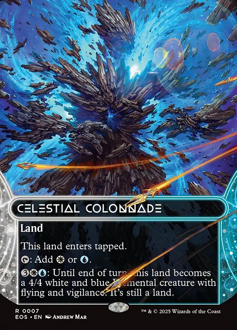 【ボーダレス】【EN】天界の列柱/Celestial Colonnade [EOS] 土地R No.7