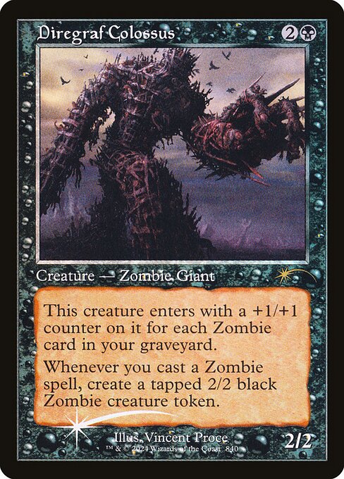 【Foil】【EN】戦墓の巨人/Diregraf Colossus [SLD] 黒R No.840