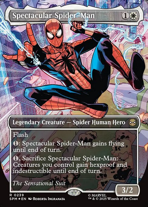 【Foil】【EN】Spectacular Spider-Man [SPM] 白R No.239