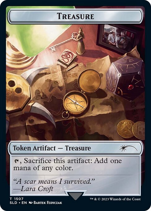 【Foil】【EN】Treasure [SLD] 茶C No.1507