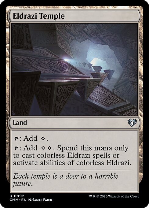 【EN】エルドラージの寺院/Eldrazi Temple [CMM] 土地U No.992