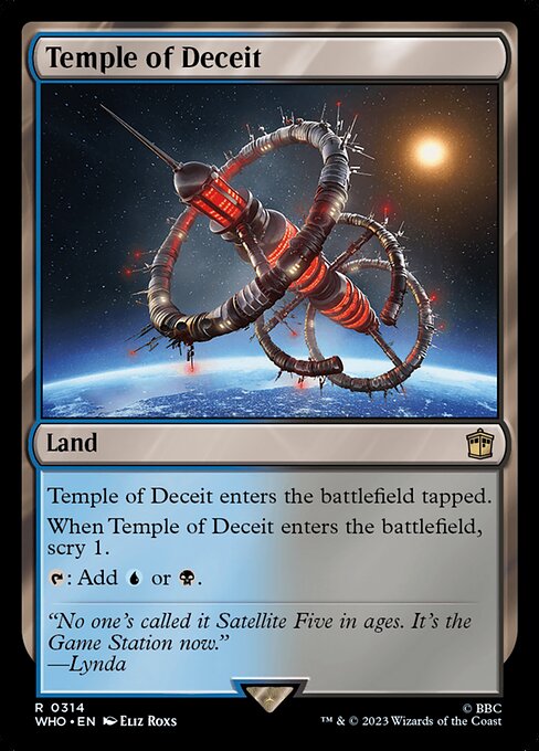 【Foil】【EN】欺瞞の神殿/Temple of Deceit [WHO] 無R No.314