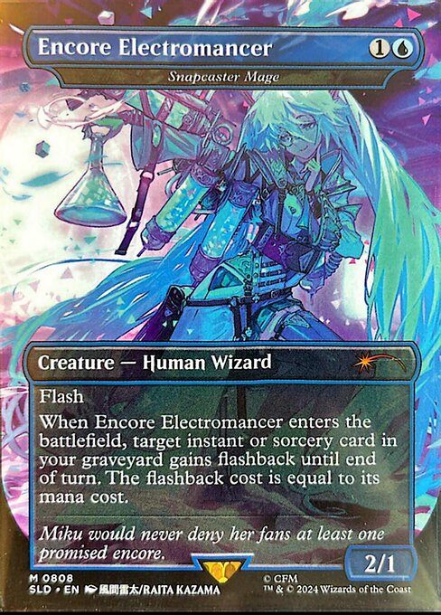 【Foil】【EN】瞬唱の魔道士/Snapcaster Mage [SLD] 青M No.808