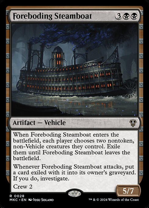 【EN】凶兆の蒸気船/Foreboding Steamboat [MKC] 茶R No.28