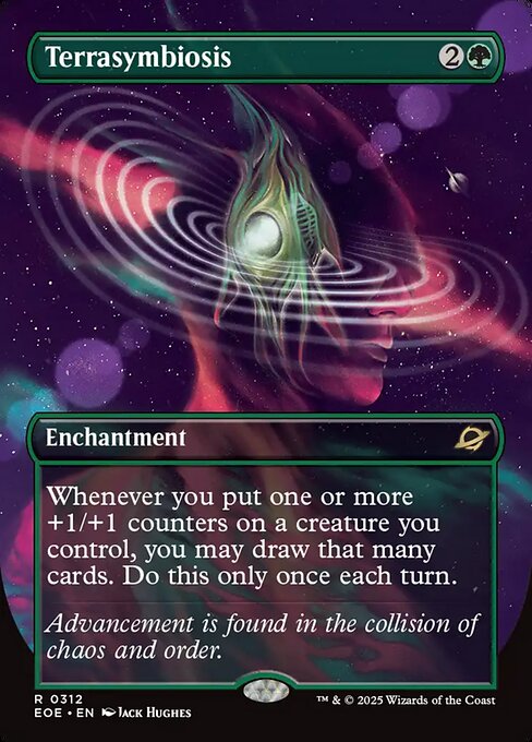 【ボーダレス】【Foil】【EN】惑星共生/Terrasymbiosis [EOE] 緑R No.312