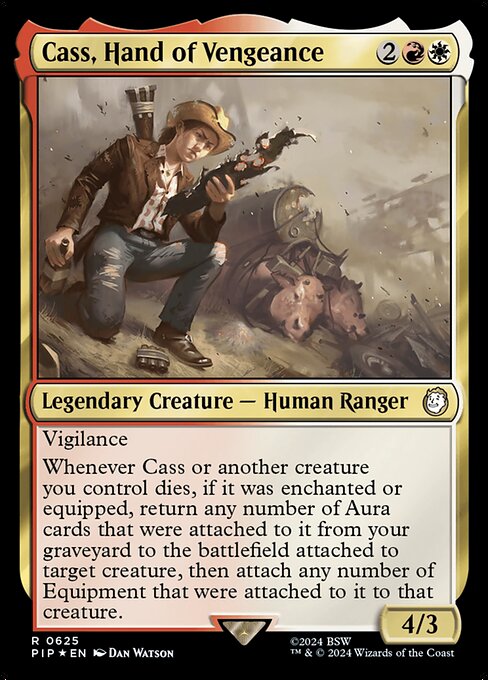 【サージFoil】【Foil】【EN】復讐者、キャス/Cass, Hand of Vengeance [PIP] 金R No.625