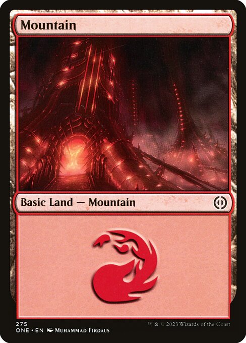 【Foil】【EN】山/Mountain [ONE] 無C No.275