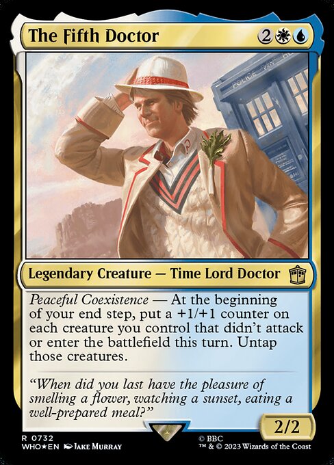 【サージFoil】【Foil】【EN】５代目ドクター/The Fifth Doctor [WHO] 金R No.732