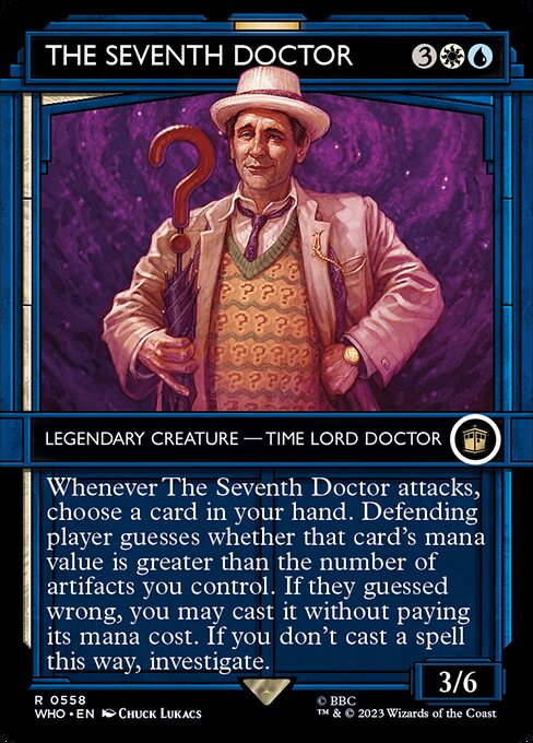 【ショーケース】【Foil】【EN】７代目ドクター/The Seventh Doctor [WHO] 金R No.558