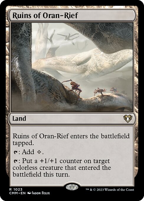 【Foil】【EN】オラン＝リーフの廃墟/Ruins of Oran-Rief [CMM] 無R No.1023
