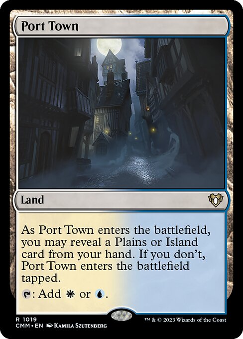 【Foil】【EN】港町/Port Town [CMM] 無R No.1019