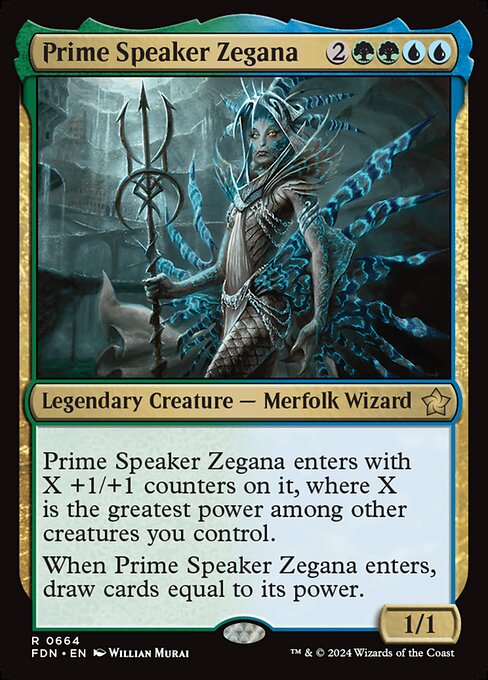 【EN】首席議長ゼガーナ/Prime Speaker Zegana [FDN] 金R No.664