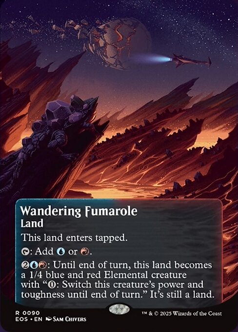 【ボーダレス】【EN】さまよう噴気孔/Wandering Fumarole [EOS] 土地R No.90