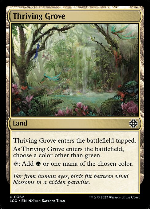 【EN】興隆する木立/Thriving Grove [LCC] 無C No.362