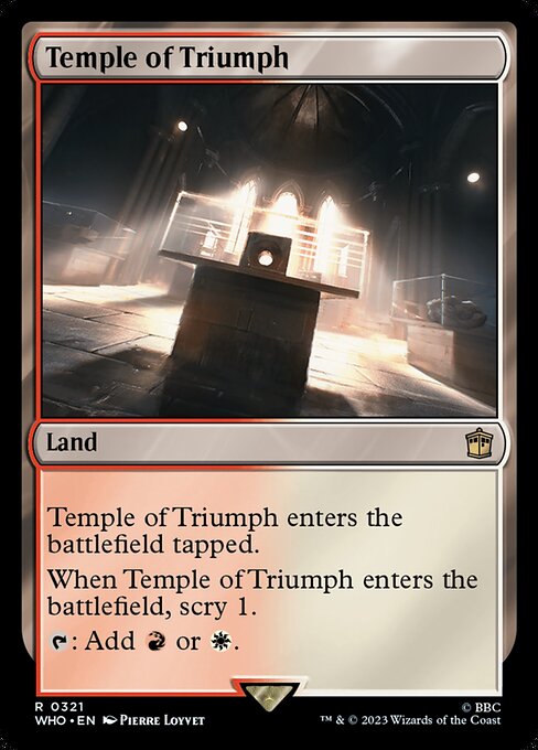 【EN】凱旋の神殿/Temple of Triumph [WHO] 無R No.321