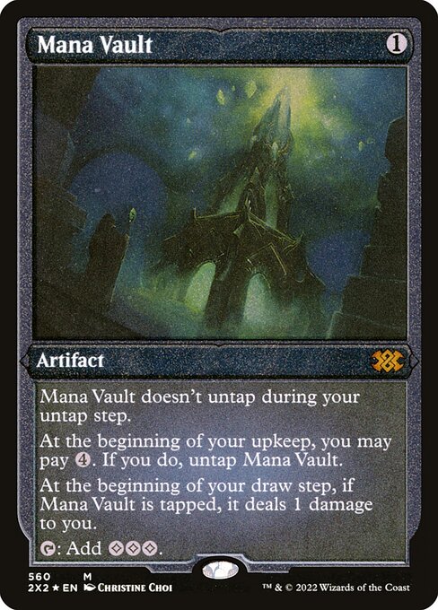 【エッチングFoil】【EN】魔力の櫃/Mana Vault [2X2] 茶M No.560
