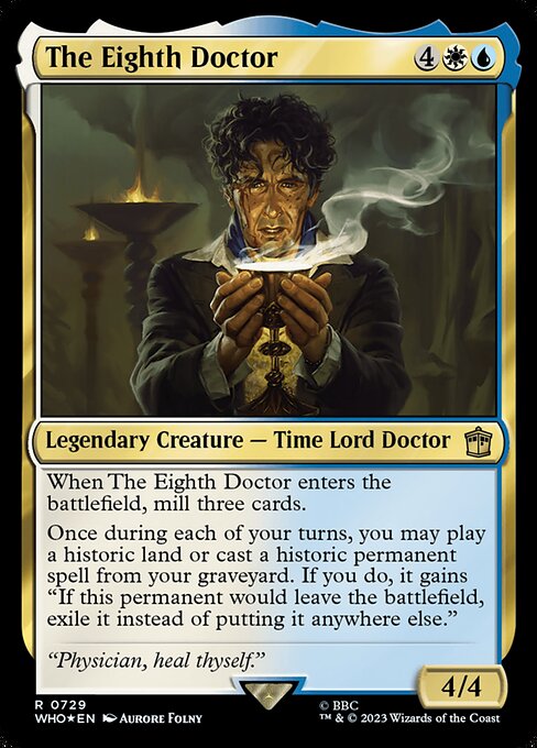 【サージFoil】【Foil】【EN】８代目ドクター/The Eighth Doctor [WHO] 金R No.729