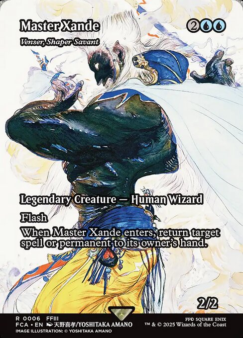 【ショーケース】【Foil】【EN】造物の学者、ヴェンセール/Venser, Shaper Savant [FCA] 青R No.6