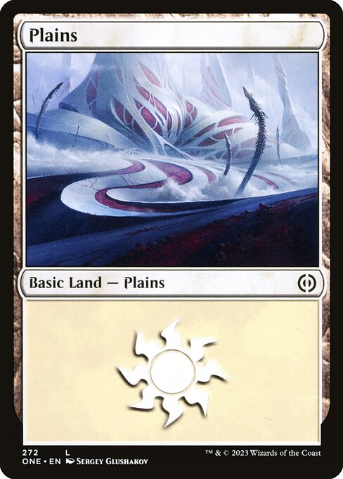 【Foil】【EN】平地/Plains [ONE] 無C No.272