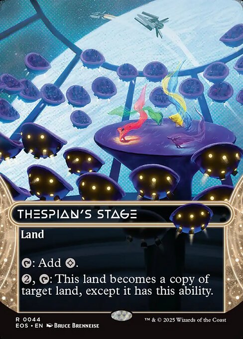 【ボーダレス】【Foil】【EN】演劇の舞台/Thespian's Stage [EOS] 土地R No.44