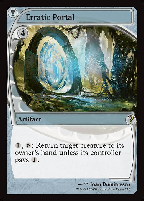 【Foil】【EN】移ろいの門/Erratic Portal [MB2] 茶R No.220