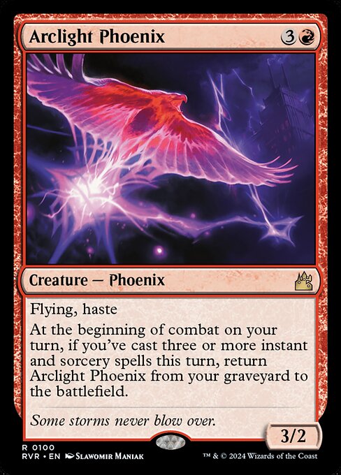 【Foil】【EN】弧光のフェニックス/Arclight Phoenix [RVR] 赤R No.100