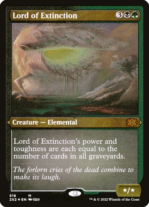 【エッチングFoil】【EN】絶滅の王/Lord of Extinction [2X2] 金M No.518