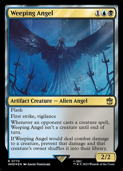 【サージFoil】【Foil】【EN】嘆きの天使/Weeping Angel [WHO] 金R No.773