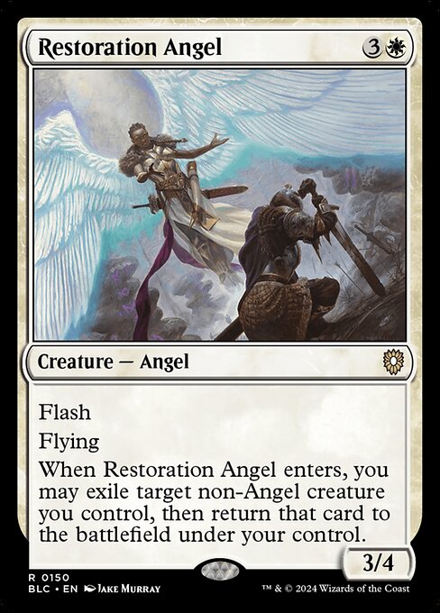 【EN】修復の天使/Restoration Angel [BLC] 白R No.150